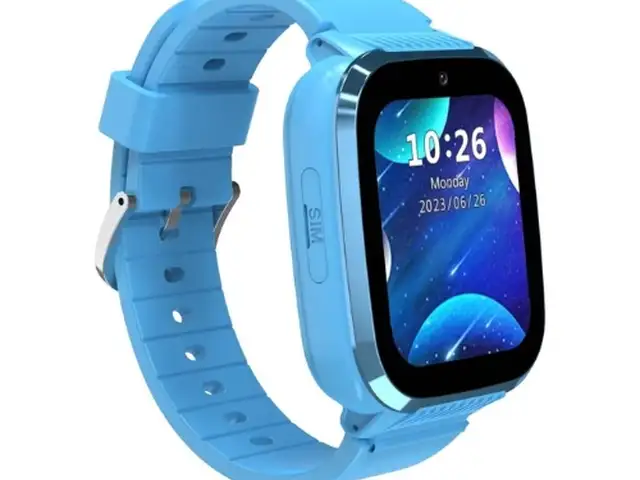 Детские смарт часы Porodo 4G Kids GPS 1.85 inch Smart Watch Junicare синий, Душанбе