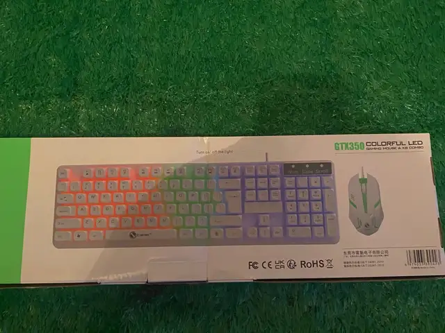 Клавиатура + мышка rgb, Душанбе