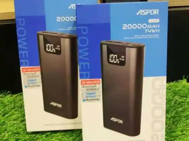Внешний аккумулятор Aspor A378 20.000 mAp, Душанбе