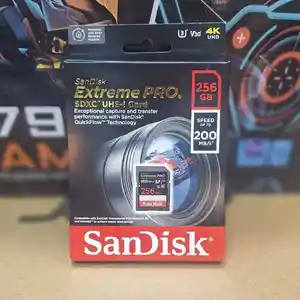 Карта Памяти Sandisk Extreme Pro 256GB, Душанбе