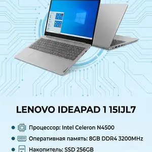 Ноутбук lenovo Ideapad/intel celeron N4500/ram 8gb DDR4 SSD 256gb, Душанбе