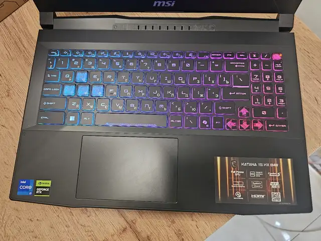 Ноутбук MSI Katana Gaming 16GB 1TB 5070 видекарта, Душанбе - 2