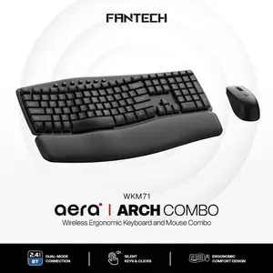 комплект из беспроводной клавиатуры и мыши Fantech Aera Arch Combo WKM71, Душанбе