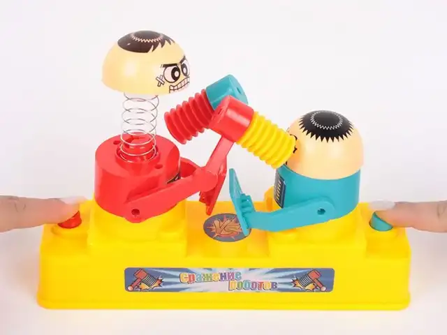 Настольная игра Сражение роботов, популярная детская игрушка для двоих, Душанбе