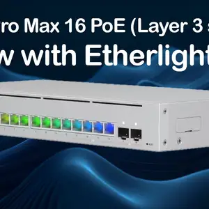 Коммутатор Ubiquiti UniFi Pro Max 16 PoE, Душанбе