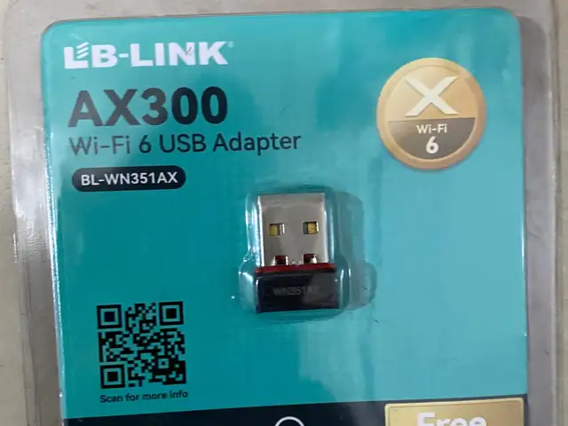 Адаптер Wi-Fi 6 Mini USB AX600, Душанбе