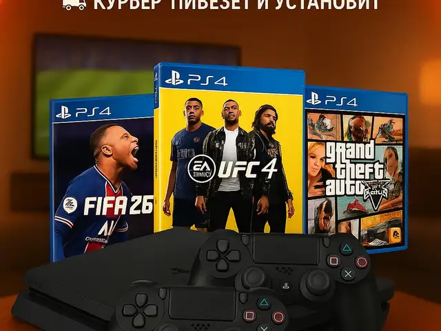 Игровая приставка Sony Playstation 4 в аренду, Душанбе