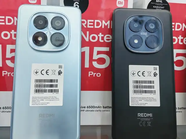 Xiaomi Redmi Note 15Pro 8+4/256Gb black Globalni, Душанбе