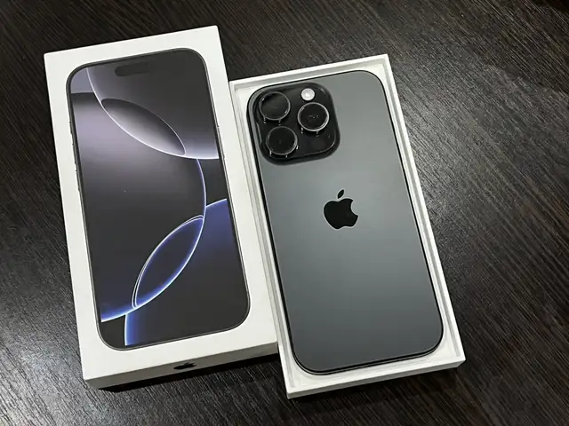 Apple iPhone 16 Pro, 128 gb, Black Titanium, Хуҷанд