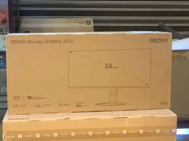 Игровой изогнутый монитор Redmi G34WQ 2026г 34 - 180HZ, Душанбе - 5