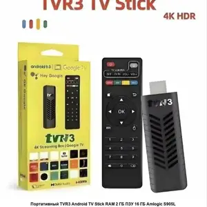 Компактный медиаплеер ТВ-приставка в формате стика TVR3 TV Stick, Душанбе