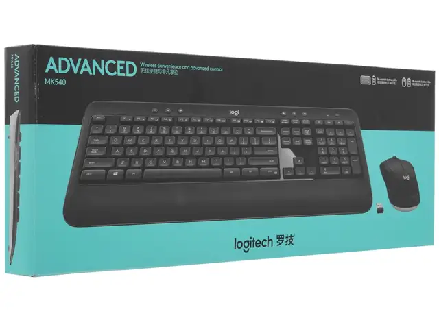 Беспроводная клавиатура и мышь Logitech MK540 Advanced чёрный, Душанбе