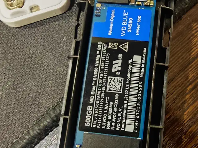 SSD накопитель Nvme Wd Sn550 500Gb, Душанбе