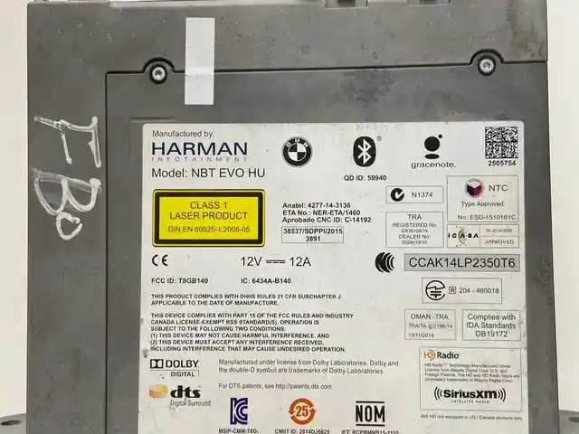 Мультимедийная система Nbt EVO HU BMW F30 Harman, Худжанд