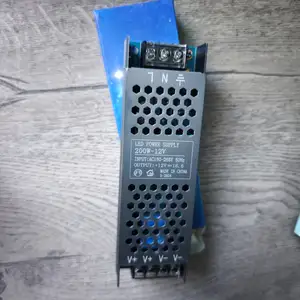 Блок питания 12V 200W 16.66A, с узким металлическим корпусом, Душанбе