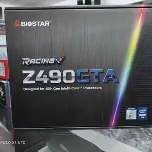 Материнская Плата Biostar Racing Z490-GTA LGA 1200, Душанбе