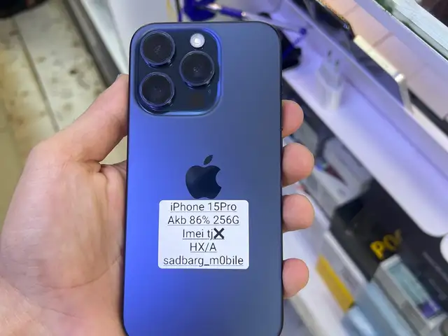 Apple iPhone 15 Pro, 256 gb, Blue Titanium, Душанбе