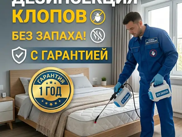 Дезинсекция от клопов, тараканов без запаха, Душанбе
