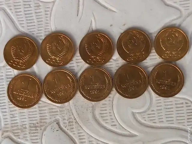 1 копейка 1991г, Худжанд