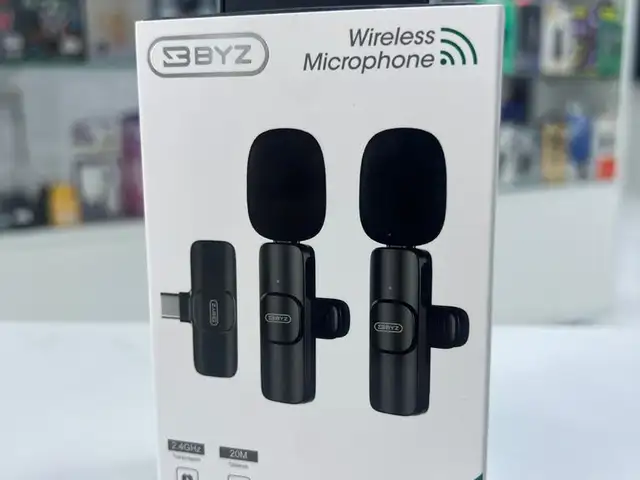 Беспроводной микрофон BYZ BL-F37 петличный, чёрный, Душанбе