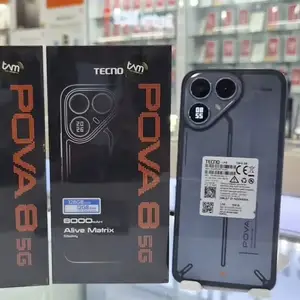 Tecno Pova 8 5G 16/256Gb black, Душанбе
