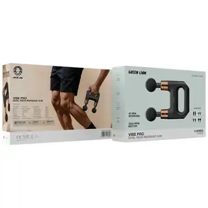 Массажер Green Lion Vibe Pro Dual Head Massage Gun - Black, Душанбе