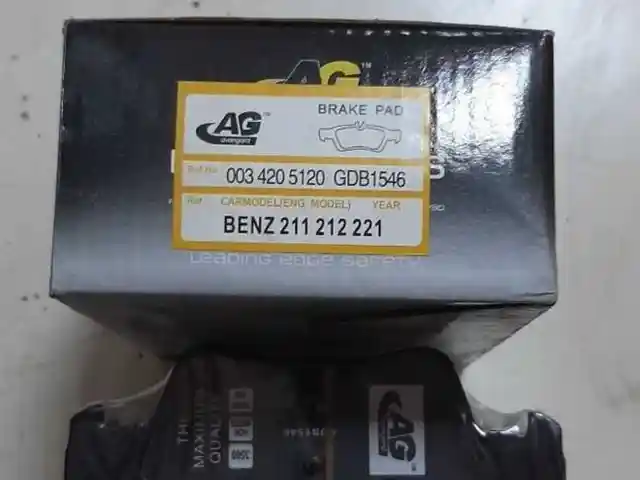 Задние тормозные колодки avangard на Mercedes-Benz W211/W212/W221, Душанбе