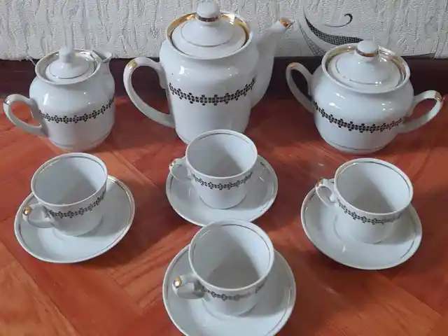 Кофейный сервиз фарфор СССР, Душанбе