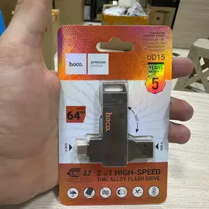 Флеш-накопитель Hoco UD15 2 in 1 64GB 3.2, Душанбе