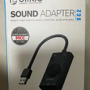USB звуковая Orico SC2 Black, Душанбе