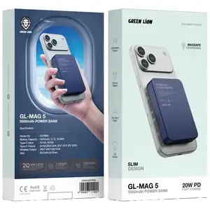 Внешний аккумулятор Power Bank Green Lion GL-MAG 5, Душанбе