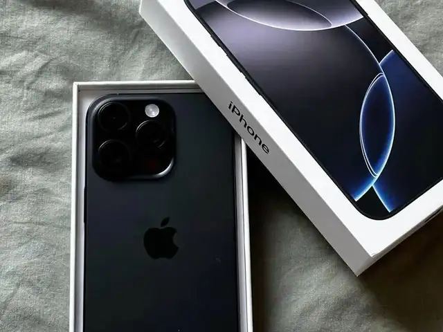 Apple iPhone 16 Pro, 128 gb, Black Titanium, Душанбе