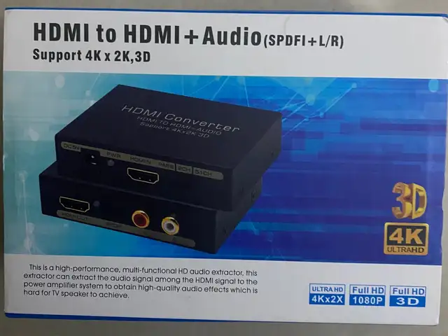 Конвертер 1080P HDMI Аудио HDMI в SPDIF RCA, Душанбе