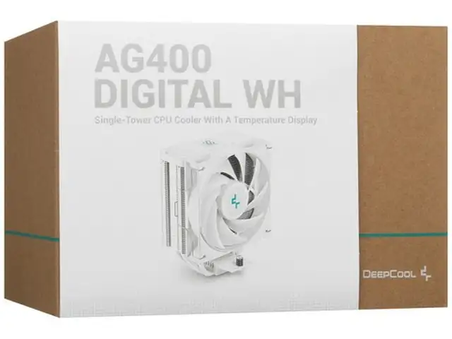 Кулер Deepcool AG400 DIGITAL WH, Душанбе
