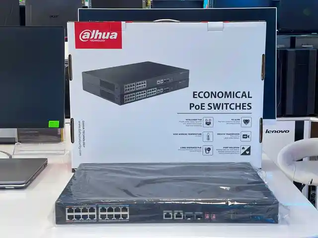 Коммутатор Switch PoE Dahua DH-PFS3218-16ET-135, Худжанд