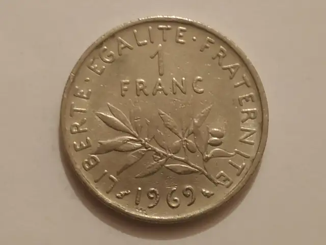 Монета Франции 1969 года, Душанбе