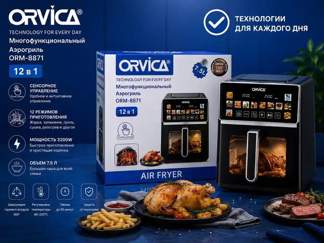 Аэрогриль Orvica-8871, Душанбе