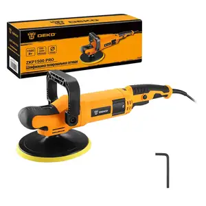 Полировальная машина 1200W DEKO DKPO18G120 с регулировкой скорости INDUSTRIAL, Душанбе