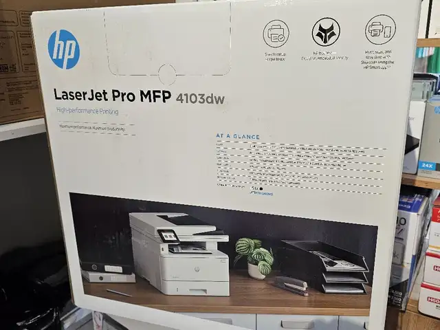 Принтер HP LaserJet Pro MFP 4103dw, Душанбе - 4