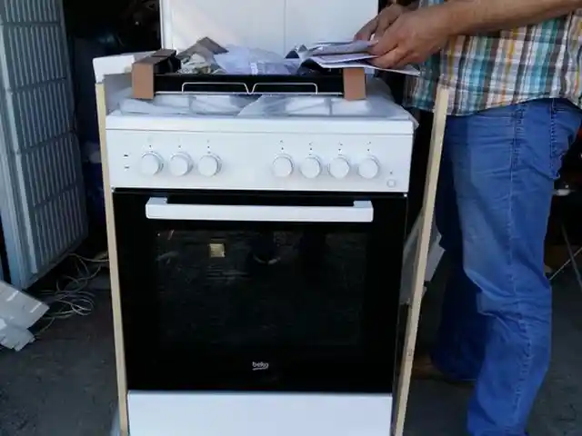 Комбинированная плита Beko FSE64010DW, Душанбе
