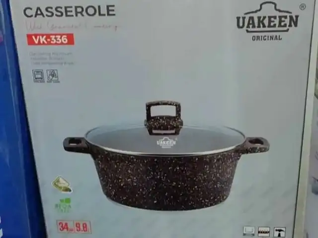 Кастрюля Uakeen VK-336 34cm 9.8L, Душанбе