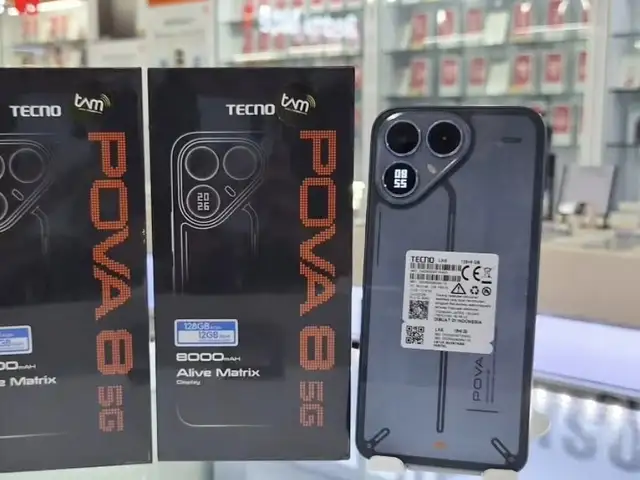 Tecno Pova 8 5G 16/256Gb black, Душанбе