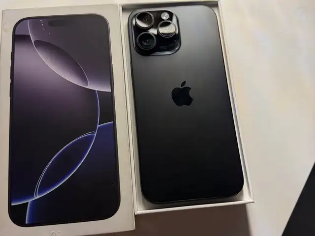 Apple iPhone 16 Pro Max, 256 gb, Black Titanium, Душанбе