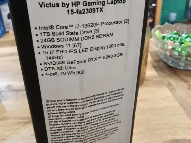Ноутбук HP Victus Gaming Laptop i7 24GB 1TB, Душанбе - 4