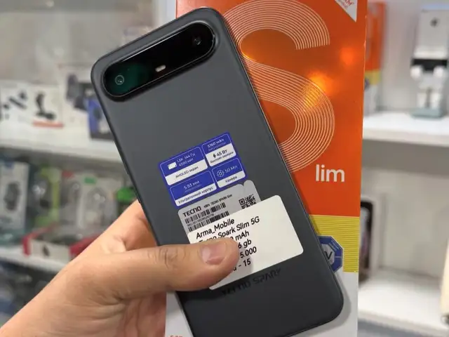 Tecno Spark Slim 8+4/256gb, Душанбе - 9