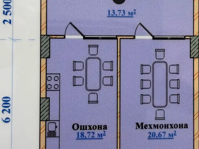 2-комн. квартира, 3 этаж, 76 м², Cино 102 мкр, Душанбе