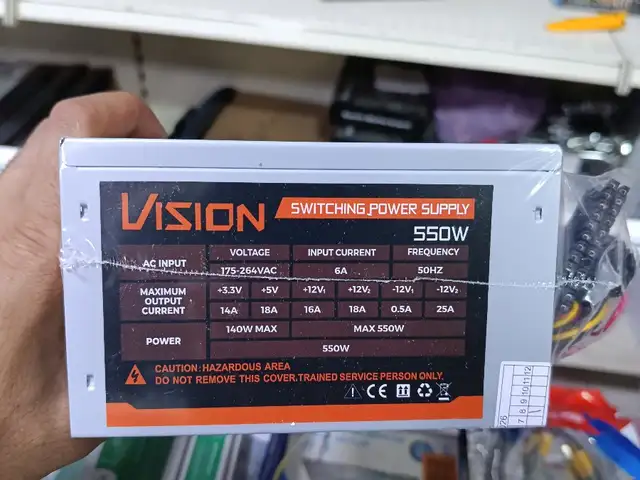 Блок Питания Vision 550w, Душанбе