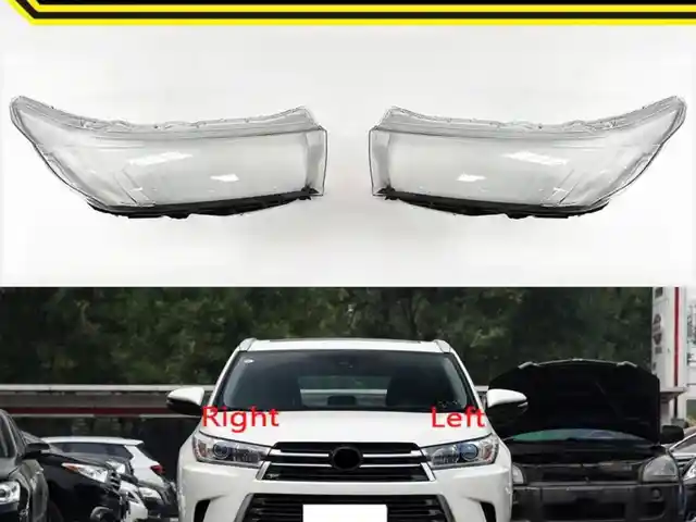 Стекло фары Toyota Highlander 3 U50 2016-2019, Худжанд