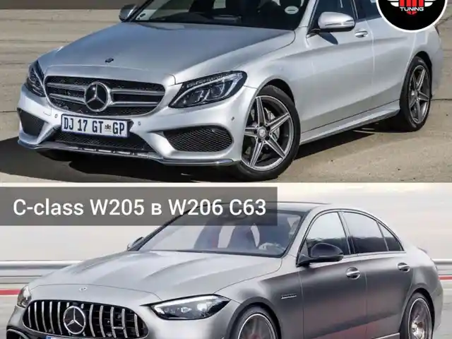 Обвес от Mercedes Benz C-class w205 в w206 на заказ, Душанбе