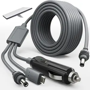 Кабель питания 3-в-1 для Starlink Mini V5 прикуриватель 12V, Душанбе